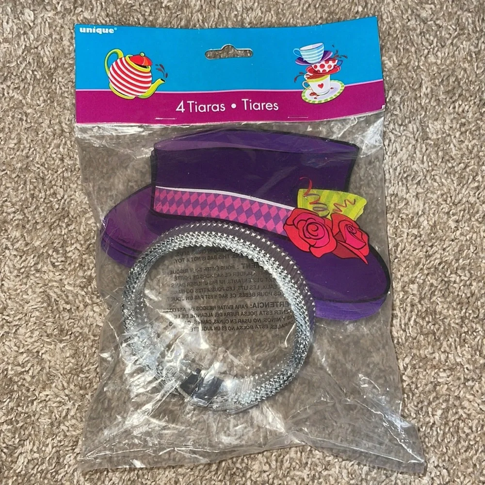 Mad Hatter birthday tiaras